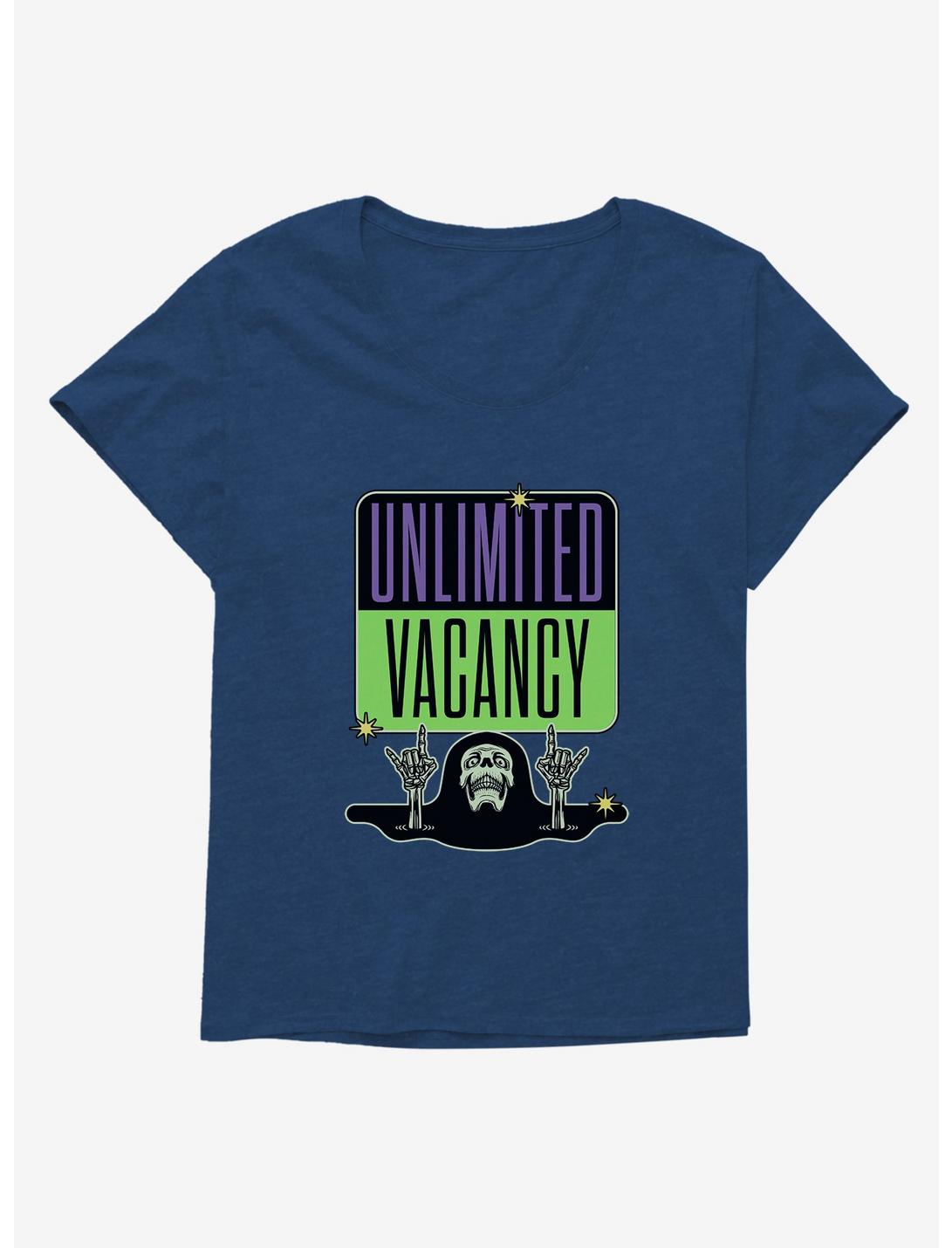 Halloween Unlimited Vacancy Plus Size T-Shirt, ATHLETIC NAVY, hi-res