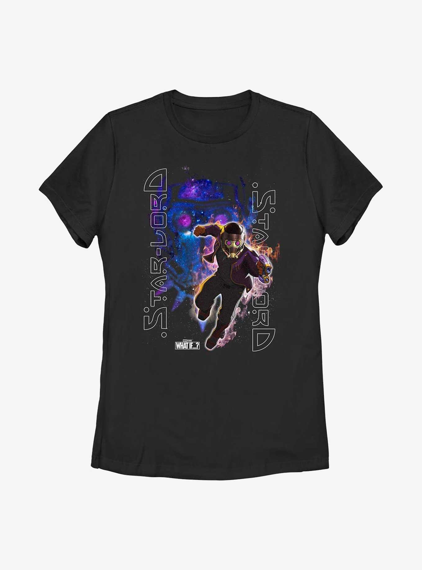Marvel What If...? Galaxy King Womens T-Shirt, BLACK, hi-res