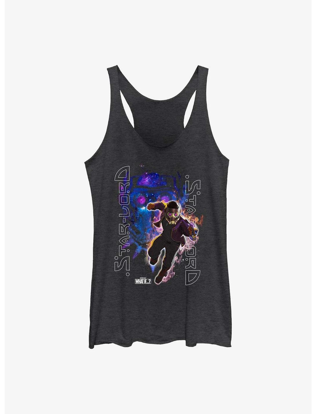 Marvel What If...? Galaxy King Womens Tank Top, BLK HTR, hi-res