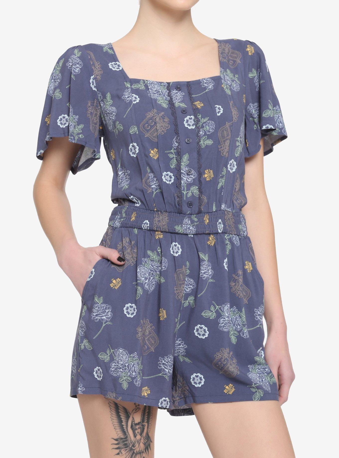 Outlander Floral Romper, MULTI, hi-res