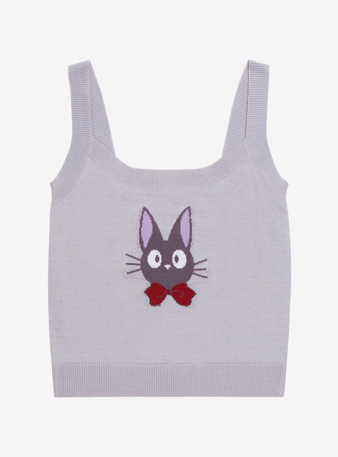 Studio Ghibli Kiki's Delivery Service Jiji Women’s Ribbed Sweater Tank Top - BoxLunch Exclusive