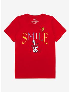 Peanuts Snoopy & Woodstock Smile Women's T-Shirt -  BoxLunch Exclusive, , hi-res