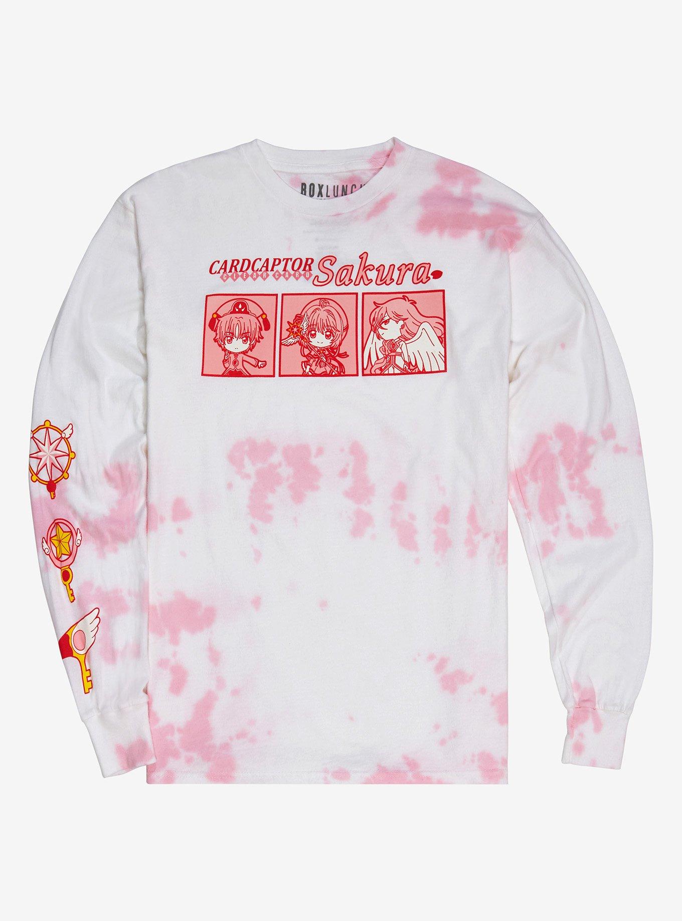Cardcaptor Sakura Chibi Character Panels Tie-Dye Long Sleeve T-Shirt - BoxLunch Exclusive