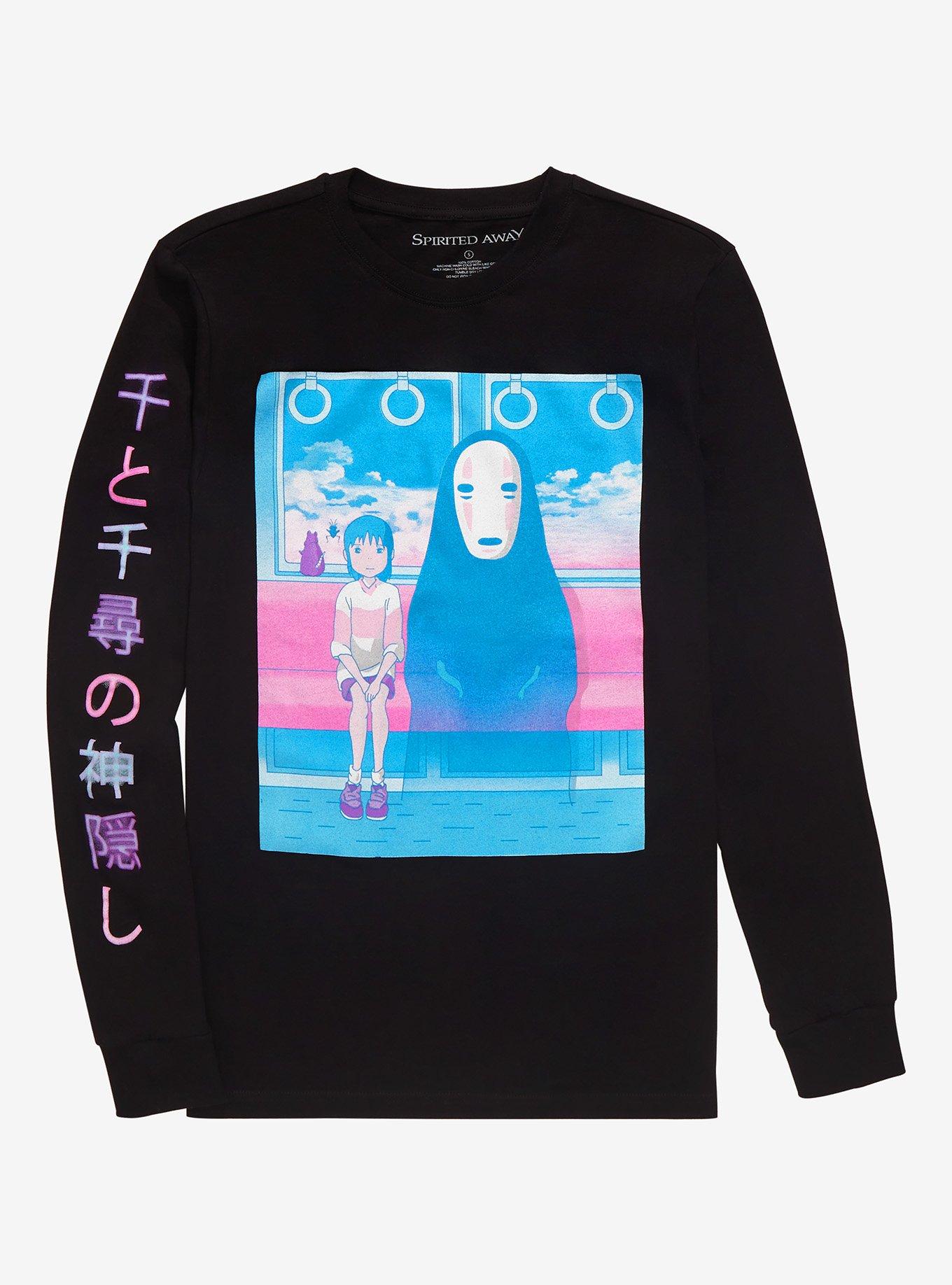 Studio Ghibli Spirited Away Chihiro & No-Face Train Ride Long Sleeve  T-Shirt - BoxLunch Exclusive