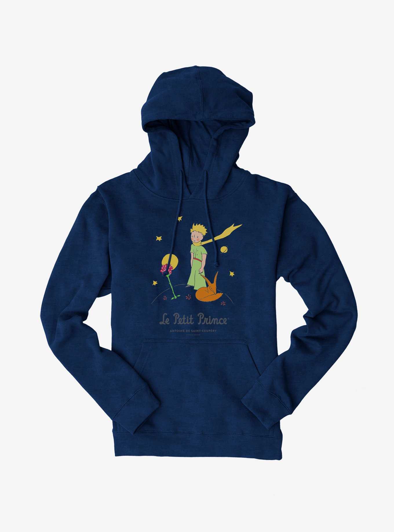 The Little Prince The Fox And Rose Hoodie, , hi-res