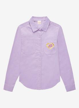 Pretty Guardian Sailor Moon Neo Queen Serenity & King Endymion Women’s Corduroy Overshirt - BoxLunch Exclusive