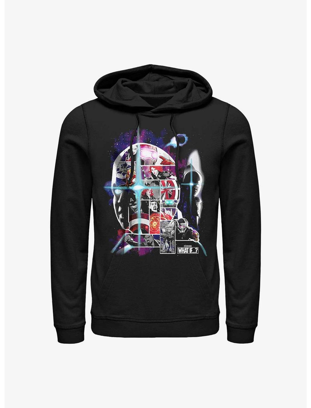 Marvel What If...? The Watcher Face Fill Hoodie, BLACK, hi-res
