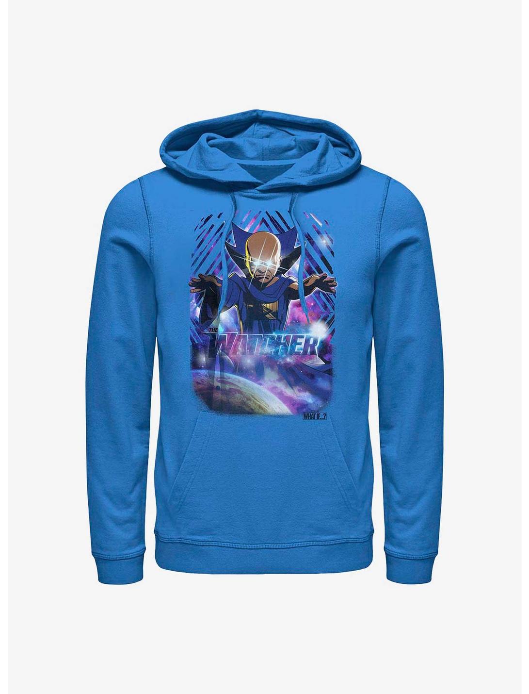 Marvel What If...? The Watcher Never Sleeps Hoodie, ROYAL, hi-res