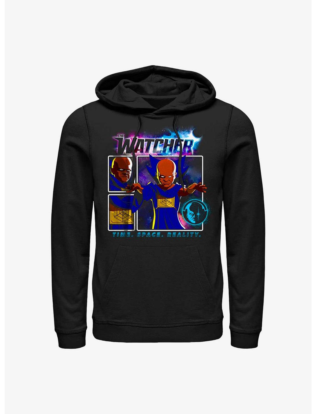 Marvel What If...? The Watcher TIme Space Reality Hoodie, BLACK, hi-res