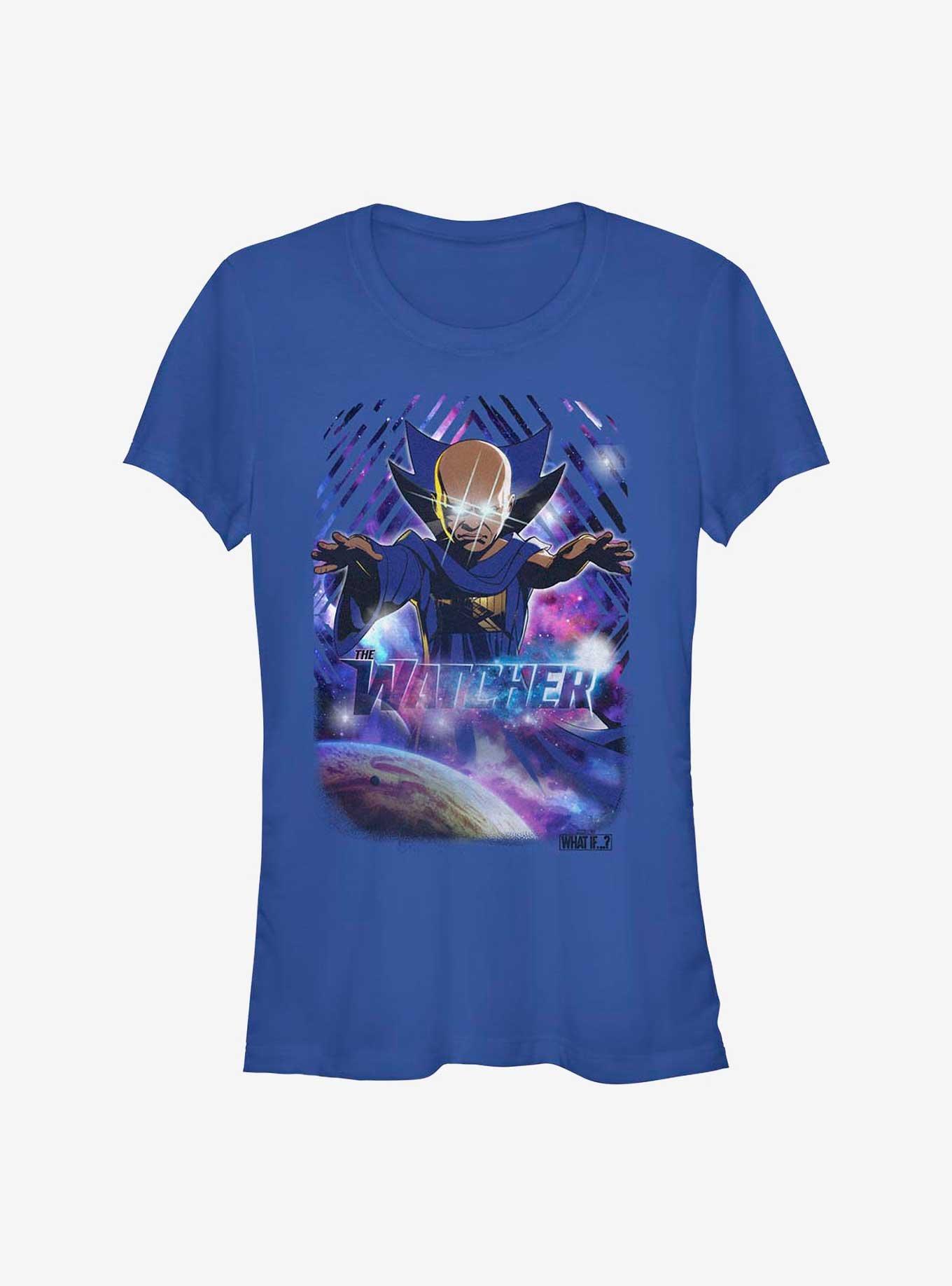 Marvel What If...? The Watcher Never Sleeps Girls T-Shirt, ROYAL, hi-res