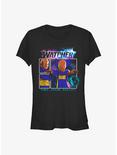 Marvel What If...? The Watcher TIme Space Reality Girls T-Shirt, BLACK, hi-res