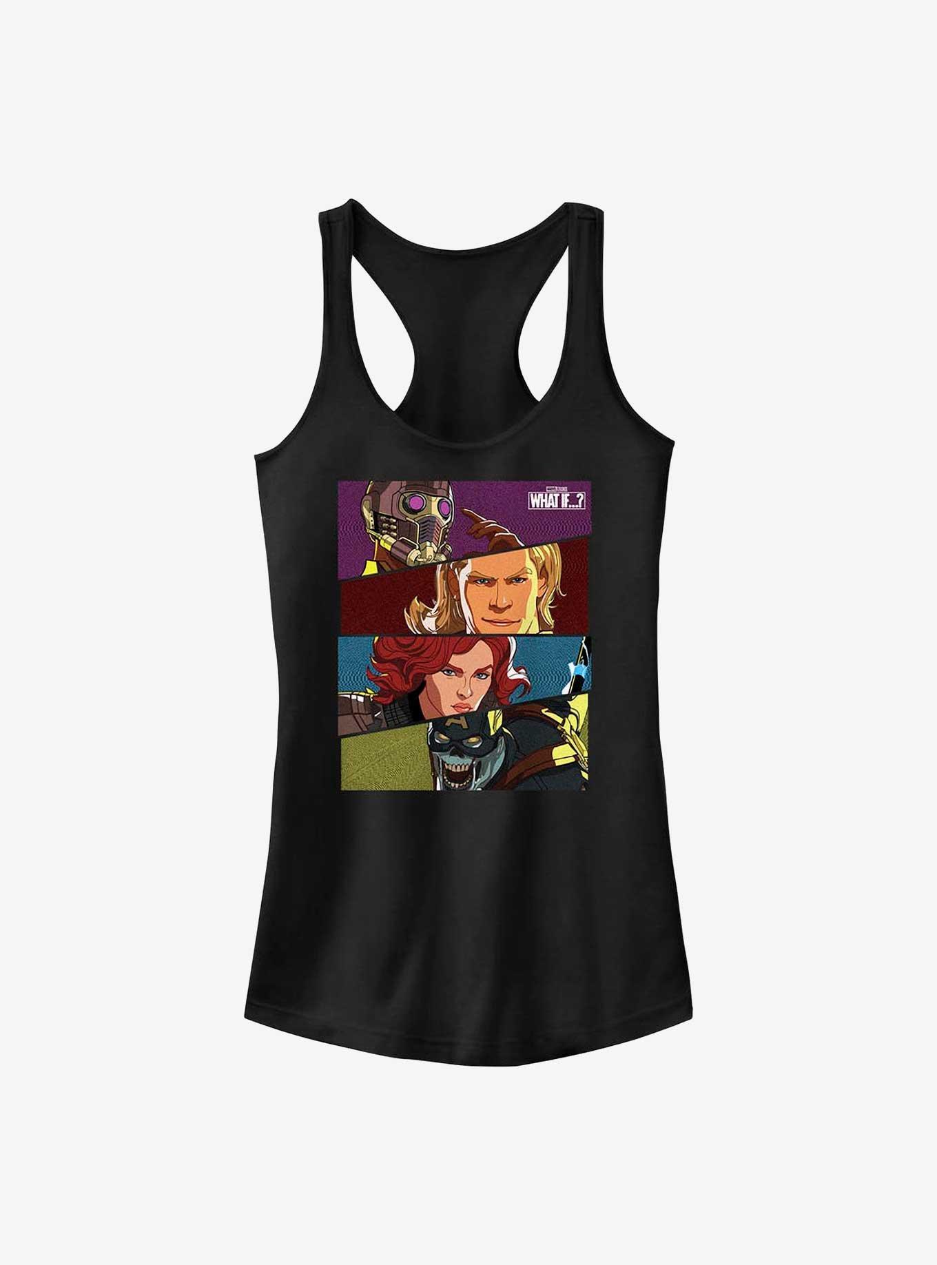 Marvel What If...? Hero Boxes Girls Tank, BLACK, hi-res