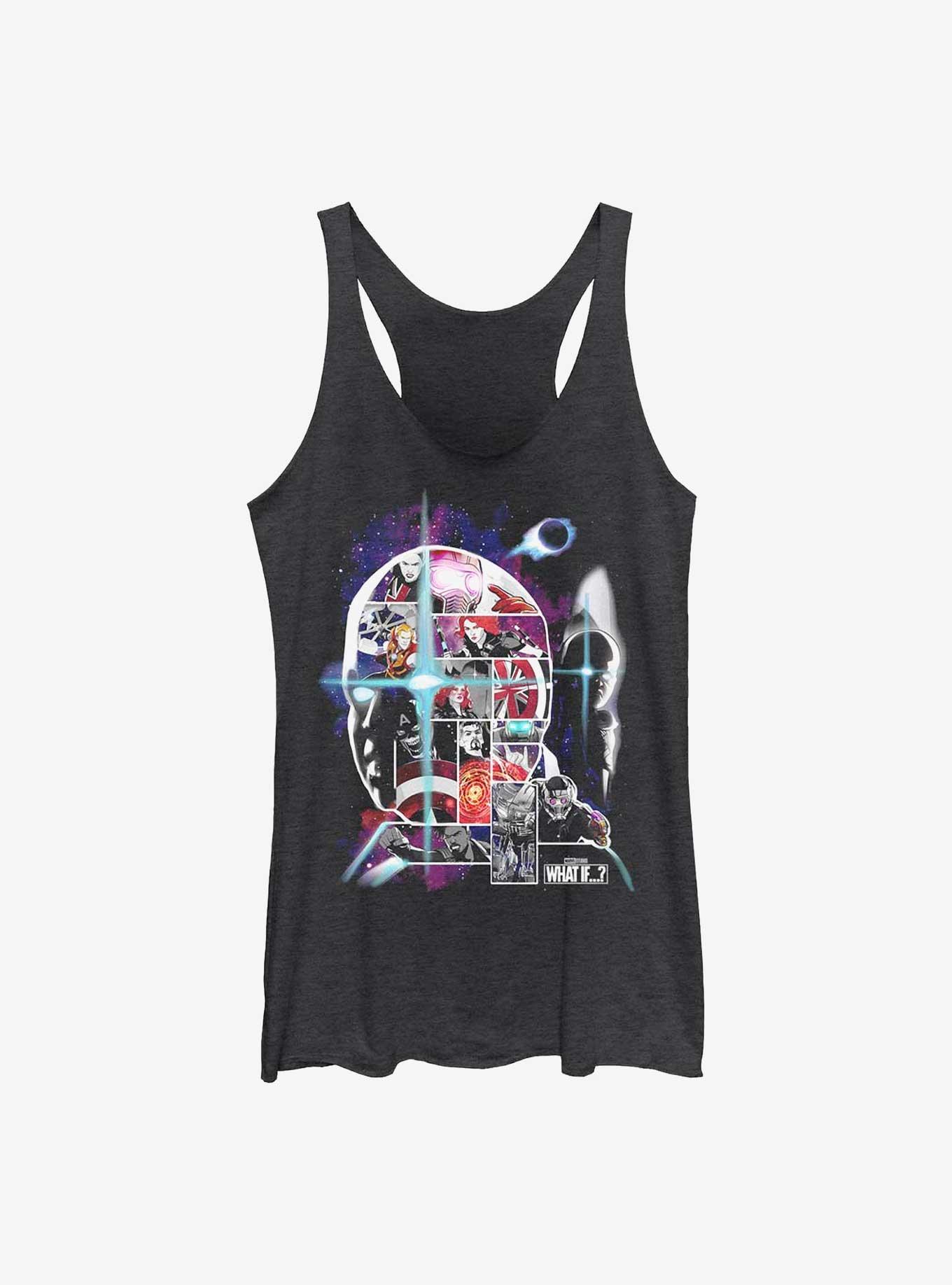Marvel What If...? The Watcher Face Fill Girls Tank