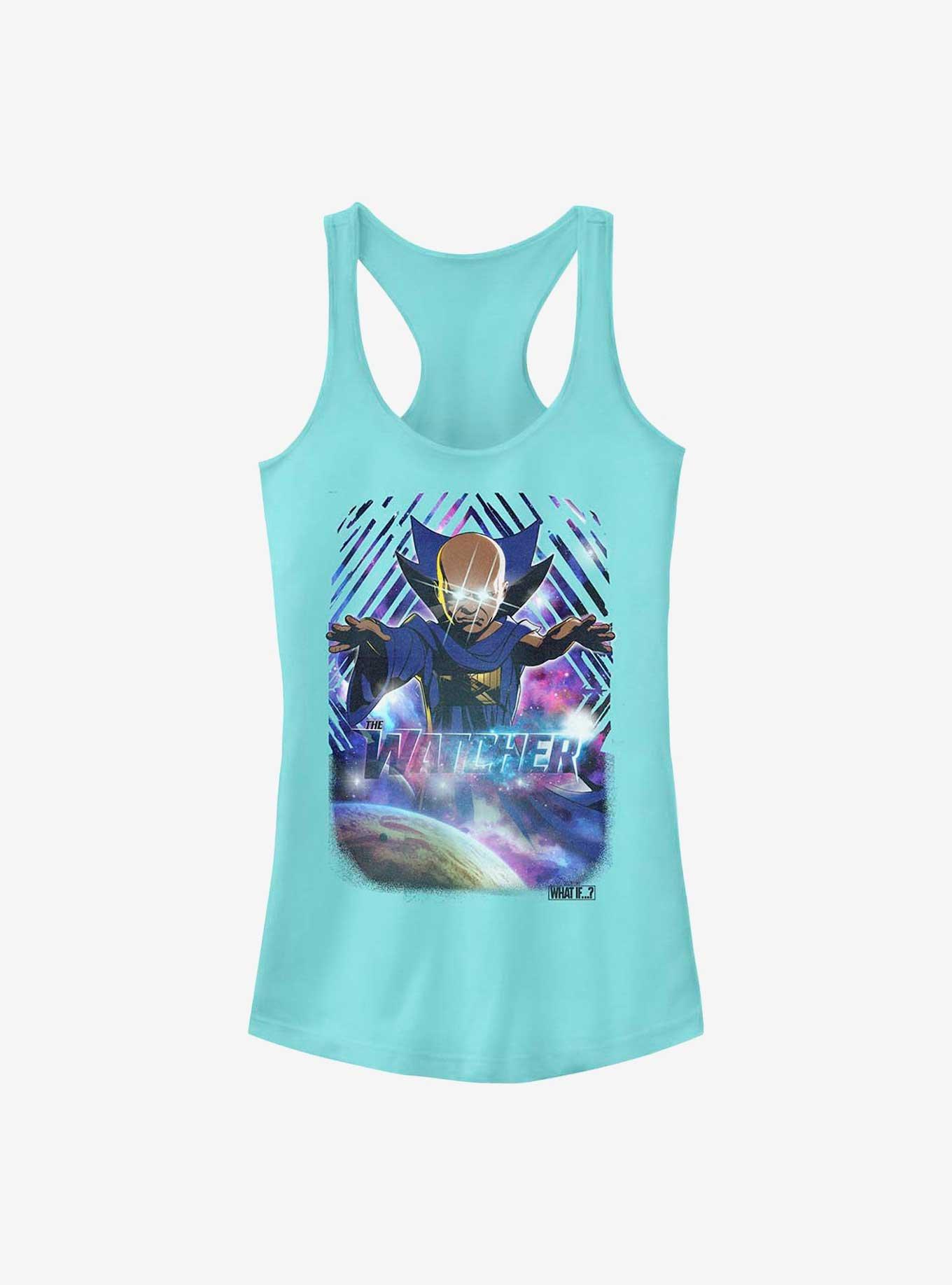 Marvel What If...? The Watcher Never Sleeps Girls Tank, BLACK, hi-res