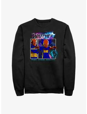 Marvel What If...? The Watcher TIme Space Reality Crew Sweatshirt, , hi-res