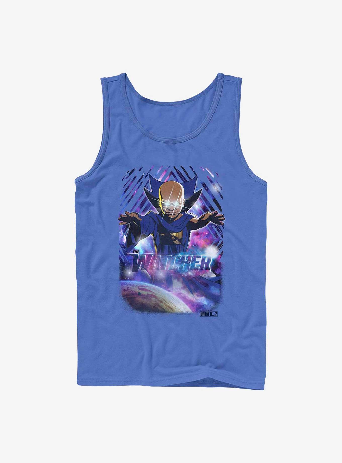 Marvel What If...? The Watcher Never Sleeps Tank, ROYAL, hi-res
