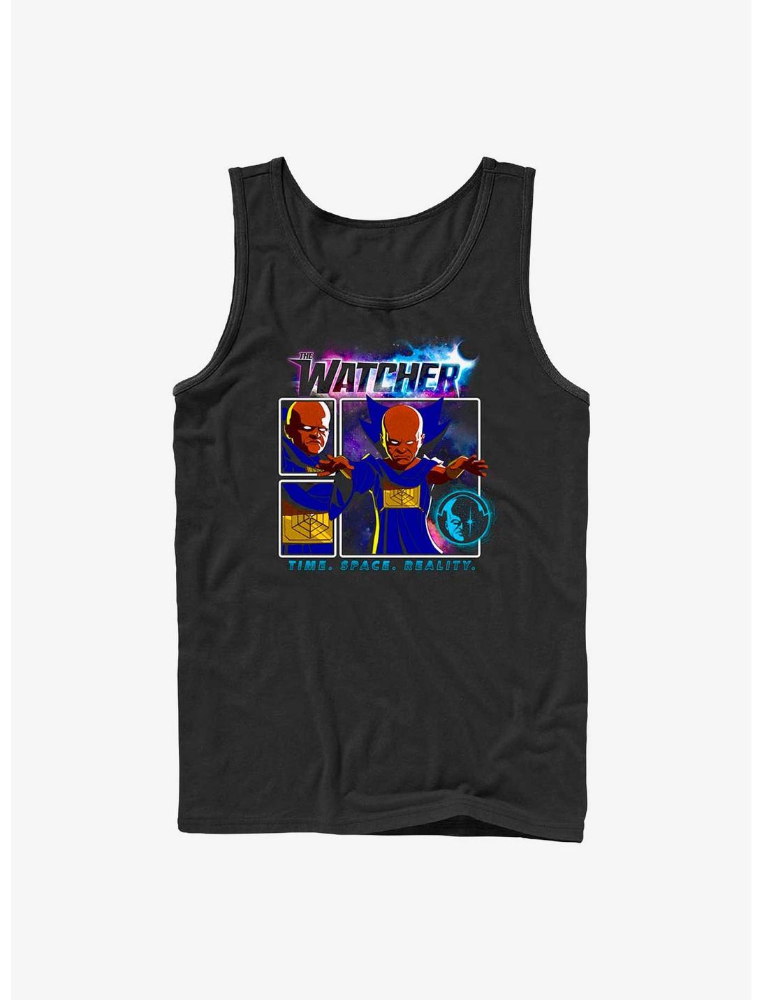 Marvel What If...? The Watcher TIme Space Reality Tank, BLACK, hi-res