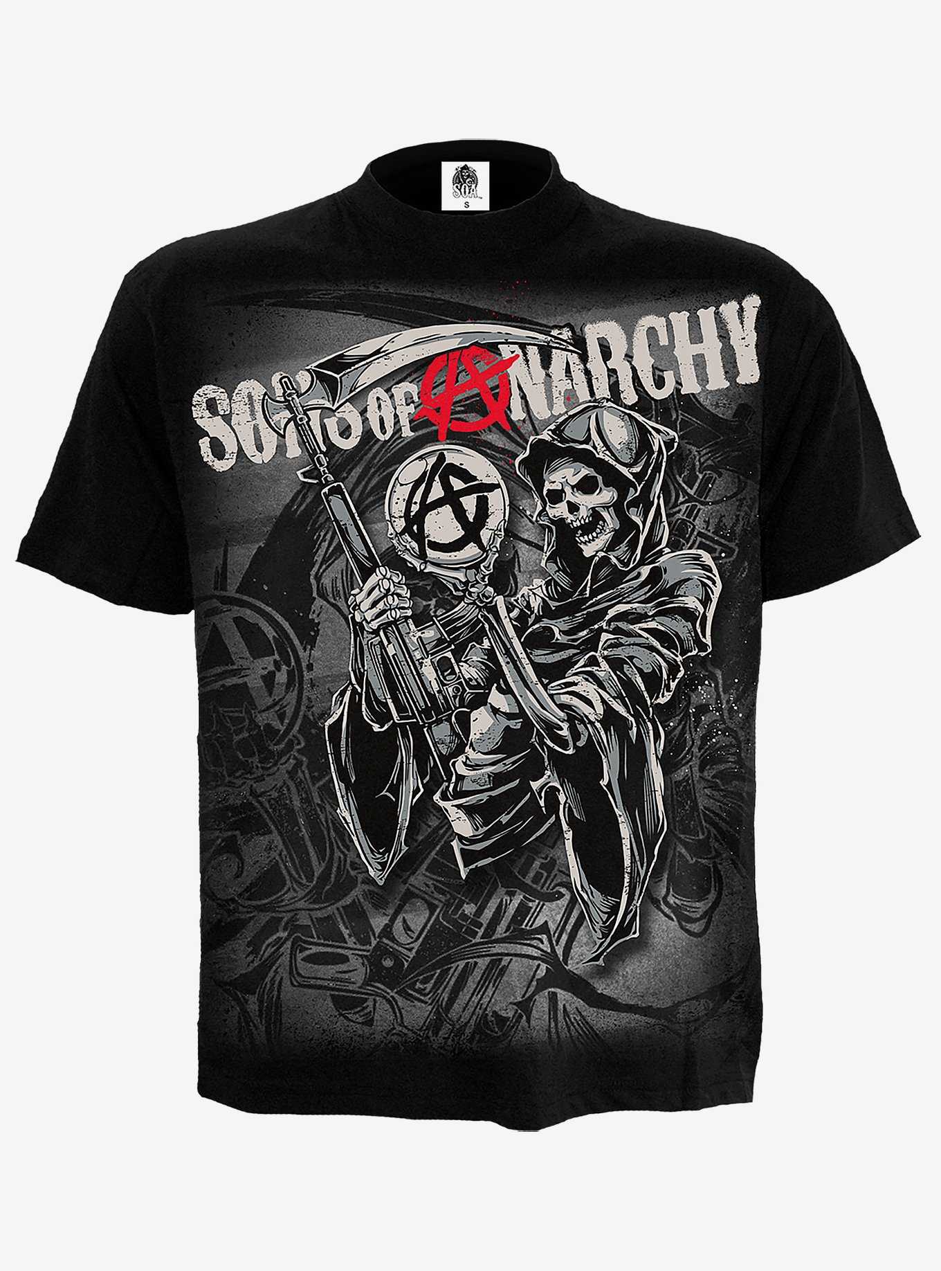 Sons Of Anarchy Reaper Montage T-Shirt, , hi-res