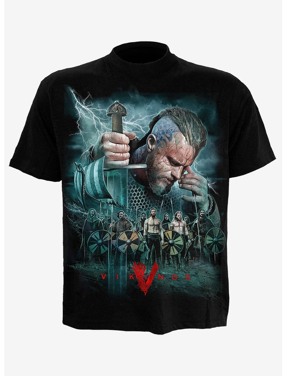 Vikings Battle T-Shirt, BLACK, hi-res