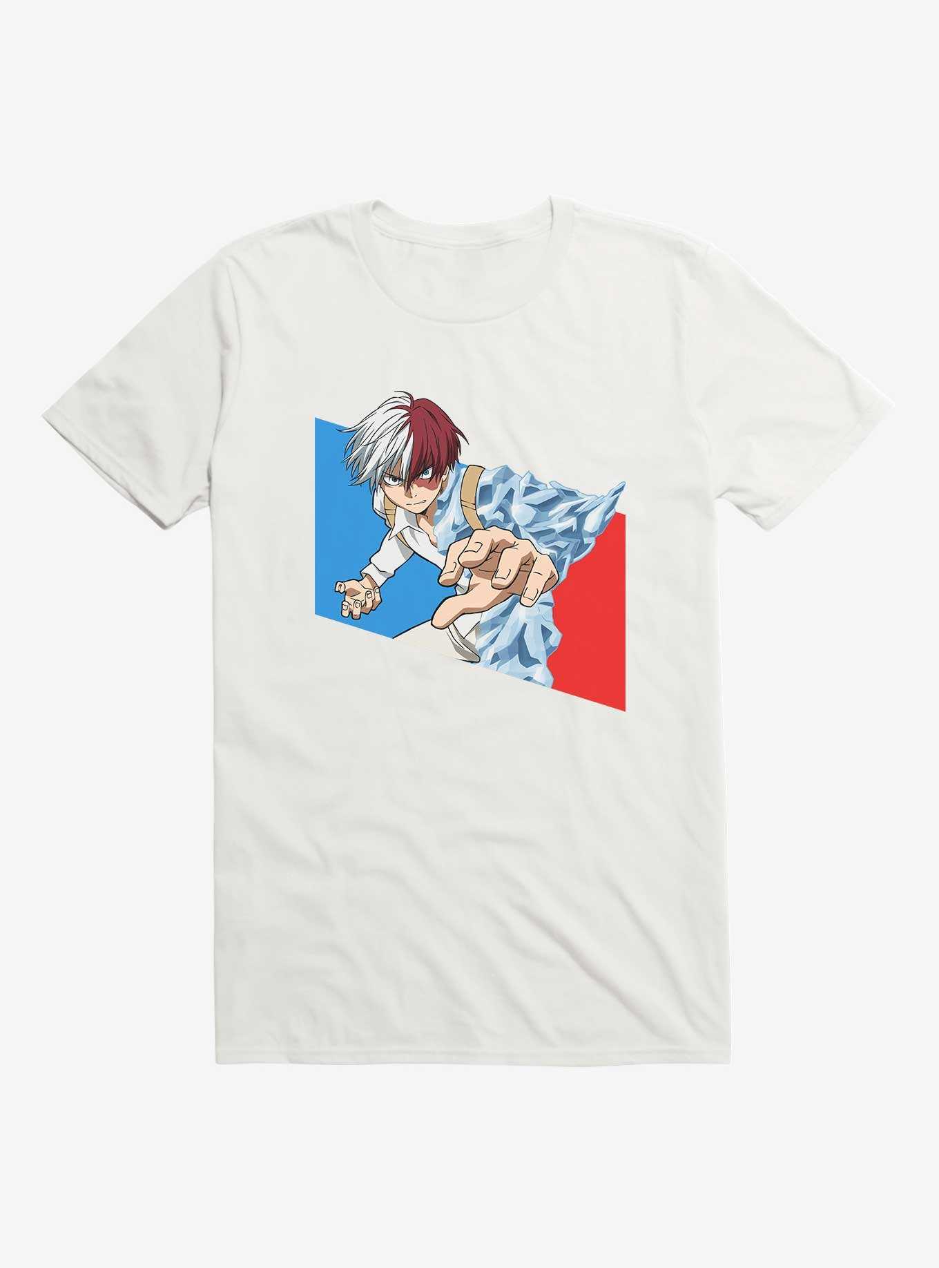 My Hero Academia Fire & Ice Todoroki White T-Shirt, , hi-res