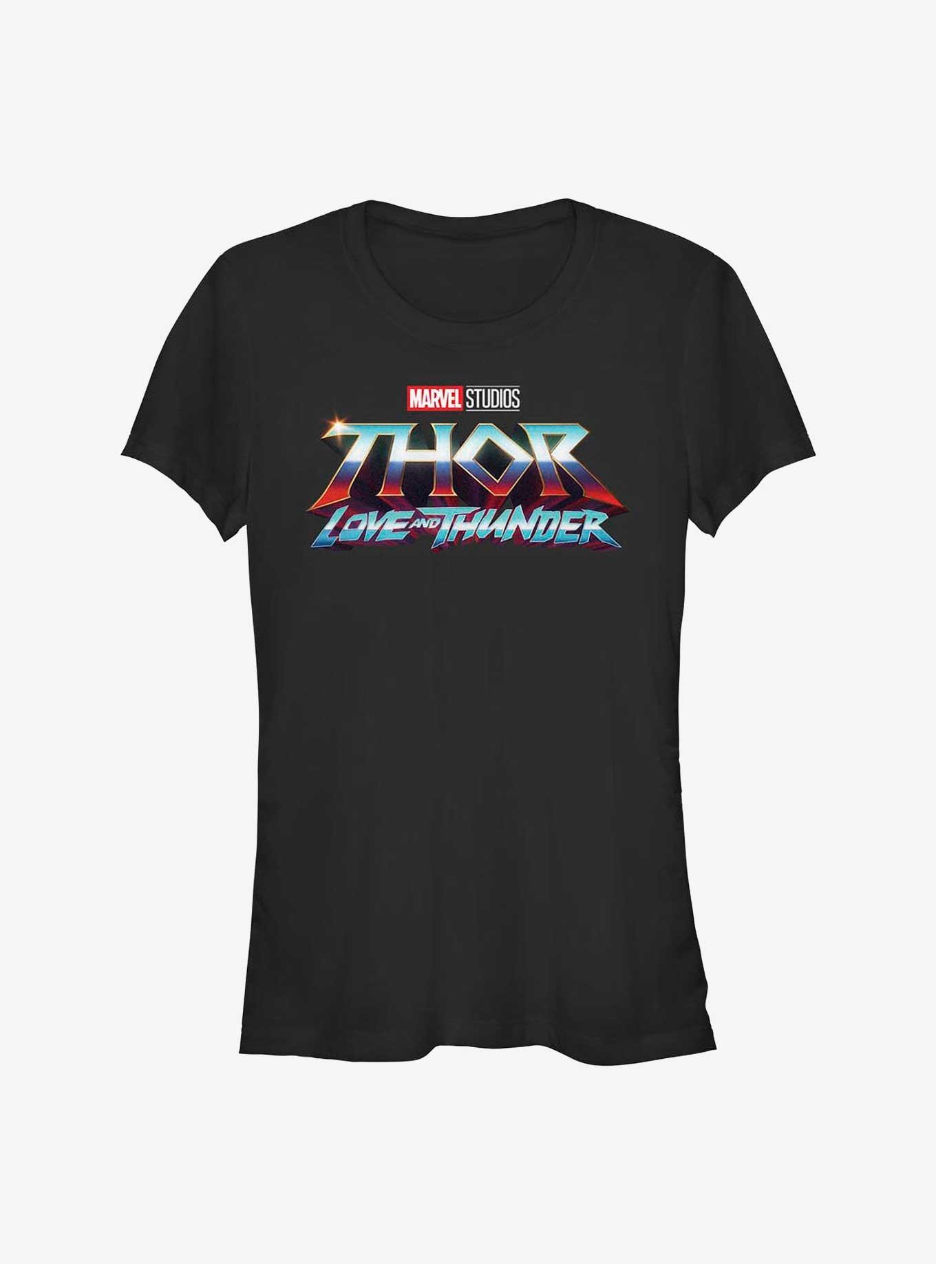 Marvel Thor: Love And Thunder Movie Logo Girls T-Shirt