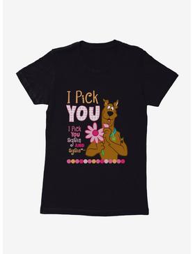 Scooby-Doo Valentines I Pick You Flowers Womens T-Shirt, , hi-res