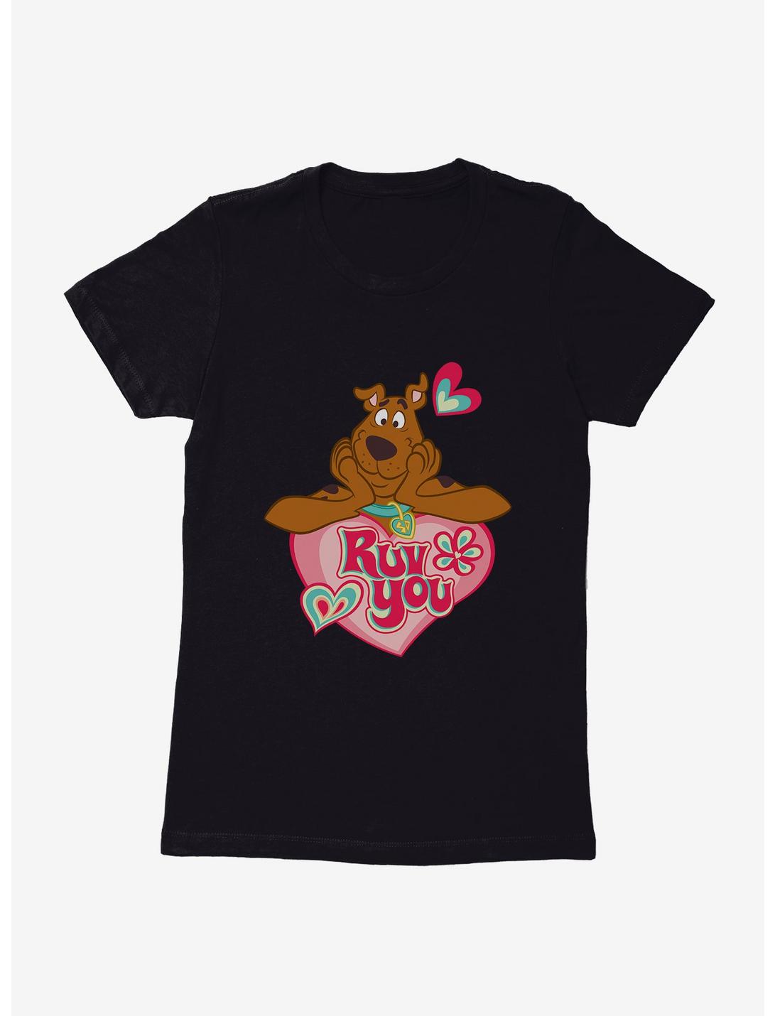 Scooby-Doo Valentines Ruv You Heart Womens T-Shirt, , hi-res
