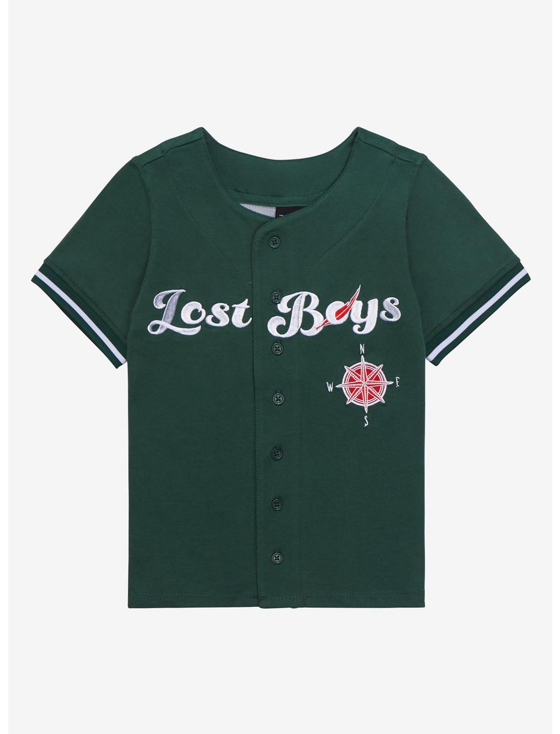 Disney Peter Pan The Lost Boys Toddler Baseball Jersey - BoxLunch Exclusive, BLACK, hi-res