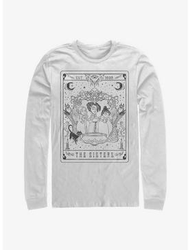 Disney Hocus Pocus The Sisters Tarot Long-Sleeve T-Shirt, WHITE, hi-res