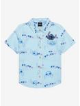 Disney Lilo & Stitch Expressions Toddler Woven Button-Up - BoxLunch Exclusive, BABY BLUE, hi-res