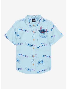 Disney Lilo & Stitch Expressions Toddler Woven Button-Up - BoxLunch Exclusive, , hi-res
