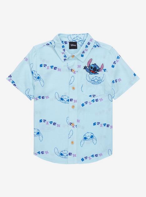 Disney Lilo & Stitch Beach Chair Flannel Womens Woven Button-Up - BoxLunch  Exclusive