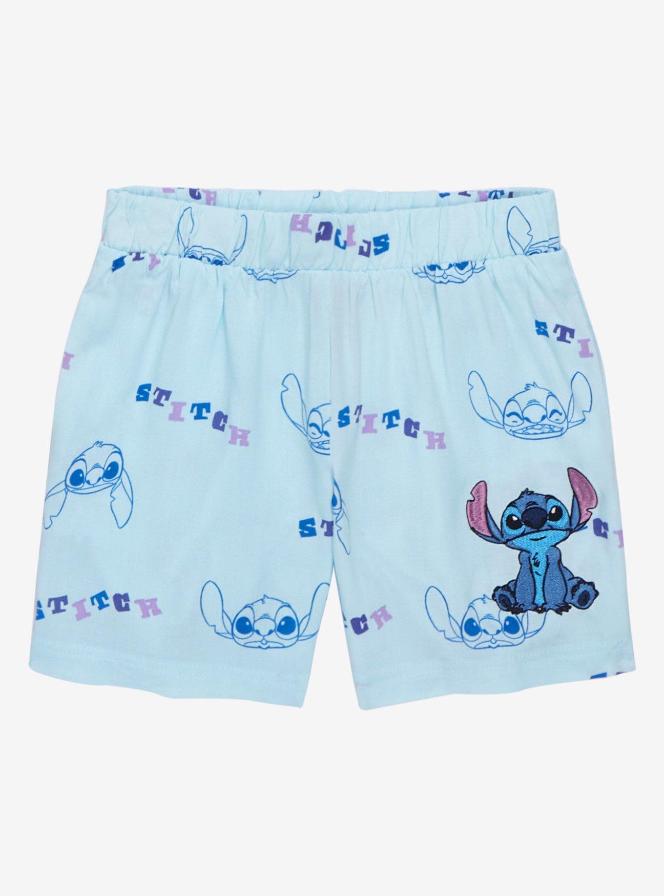 Disney Lilo & Stitch Expressions Toddler Woven Shorts - BoxLunch Exclusive, BABY BLUE, hi-res