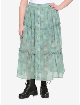 Outlander Tiered Midi Skirt Plus Size, , hi-res