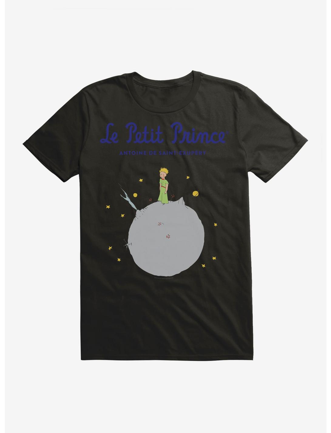 The Little Prince French Book Cover T-Shirt, BLACK, hi-res