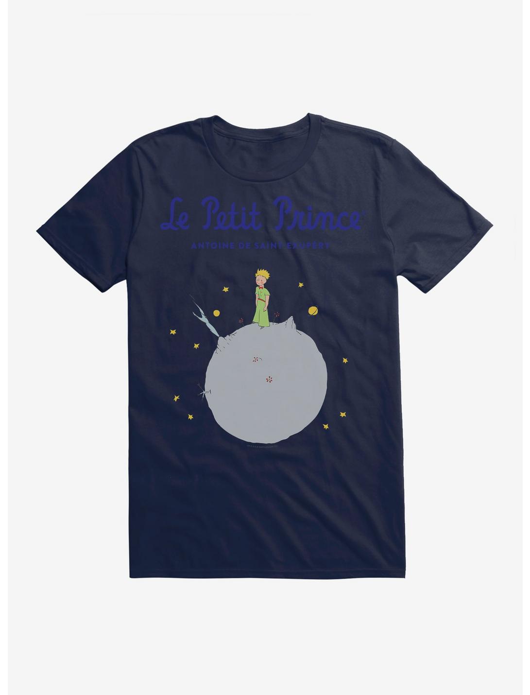 The Little Prince French Book Cover T-Shirt, MIDNIGHT NAVY, hi-res