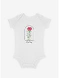 The Little Prince Rose Infant Bodysuit, WHITE, hi-res