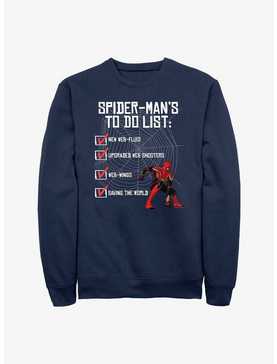 Marvel Spider-Man: No Way Home Spider-Man To Do Sweatshirt, , hi-res