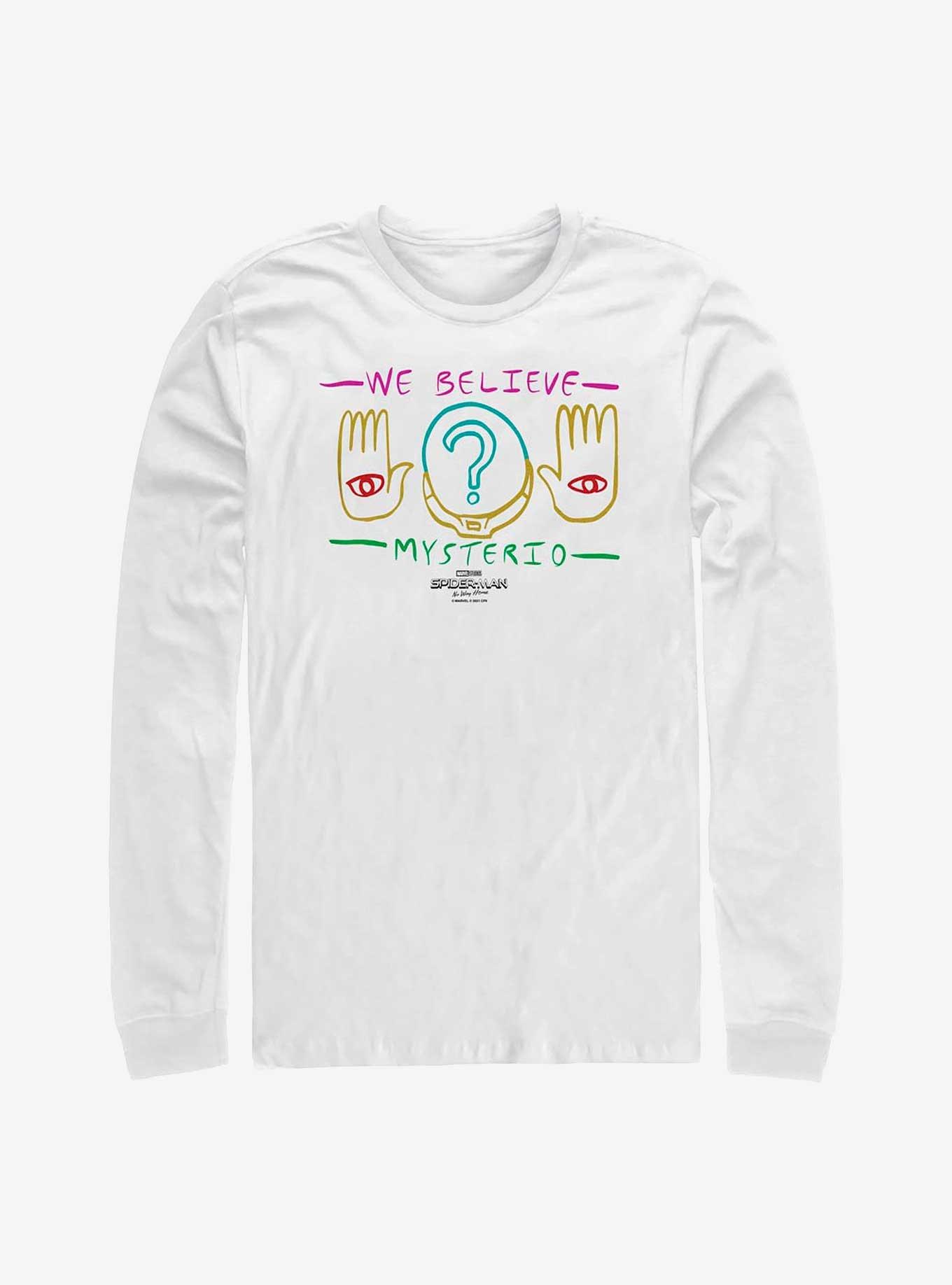 Marvel Spider-Man: No Way Home Believe Mysterio Long-Sleeve T-Shirt, , hi-res