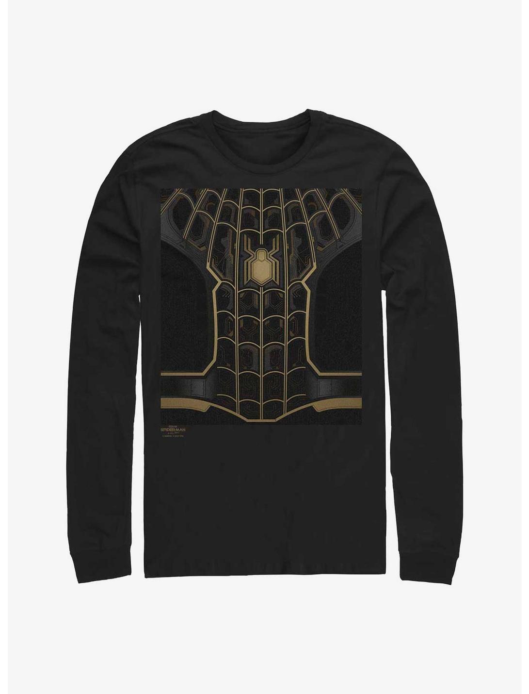 Marvel Spider-Man: No Way Home The Black Suit Spider-Man Long-Sleeve T-Shirt, BLACK, hi-res