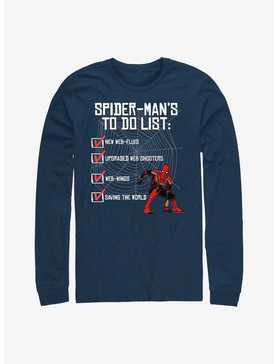 Marvel Spider-Man: No Way Home Spider-Man To Do Long-Sleeve T-Shirt, , hi-res