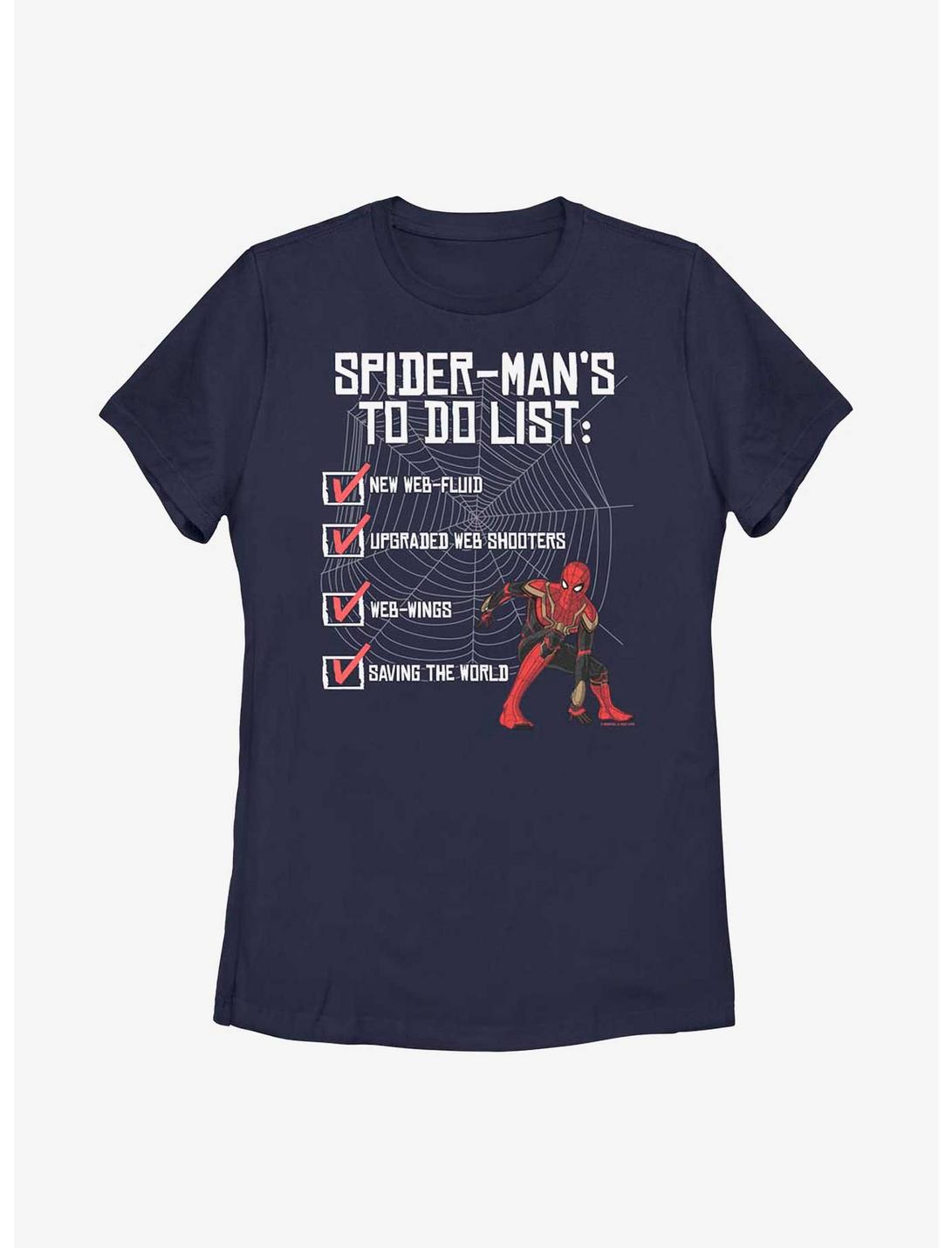 Marvel Spider-Man: No Way Home Spider-Man To Do Womens T-Shirt, NAVY, hi-res