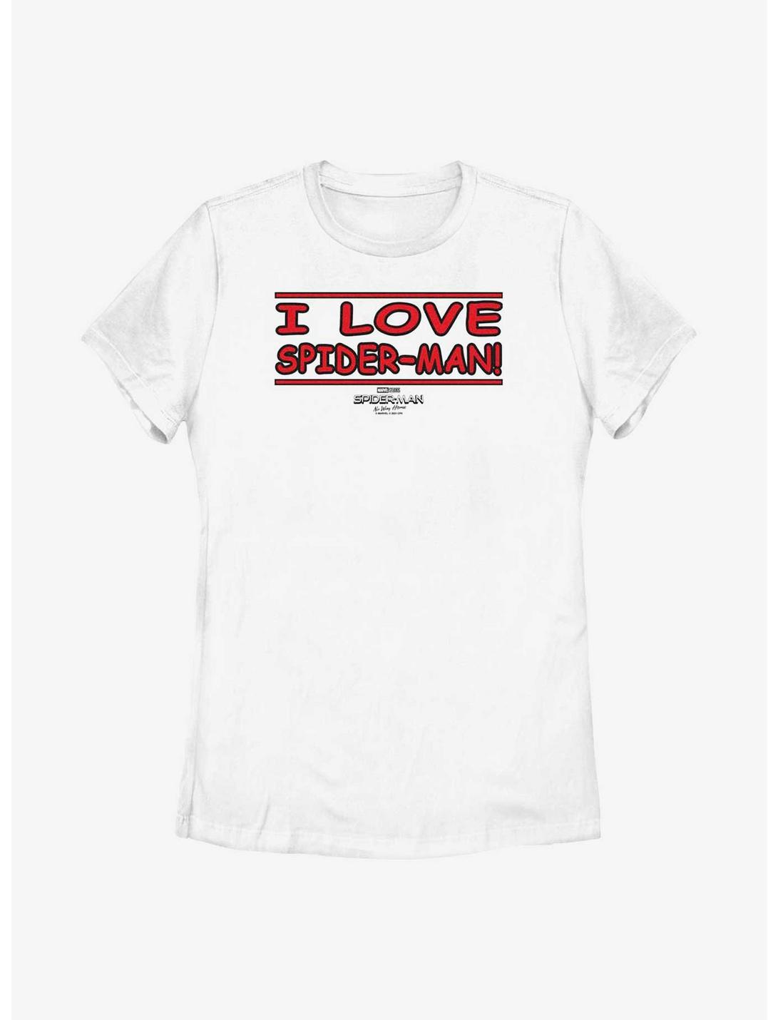 Marvel Spider-Man: No Way Home Spidey Love Womens T-Shirt, WHITE, hi-res