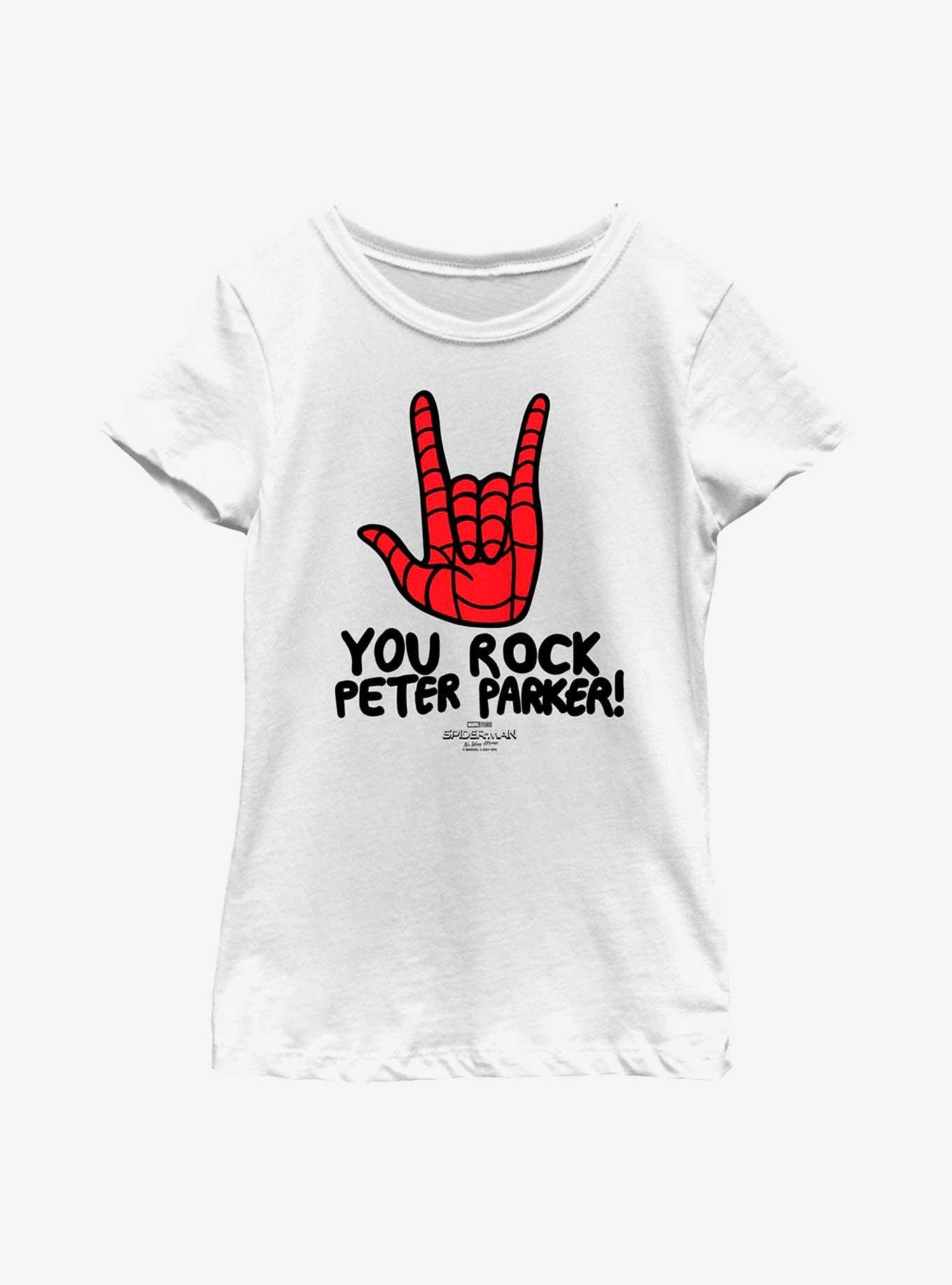 Marvel Spider-Man: No Way Home Parker Rocks Youth Girls T-Shirt, , hi-res