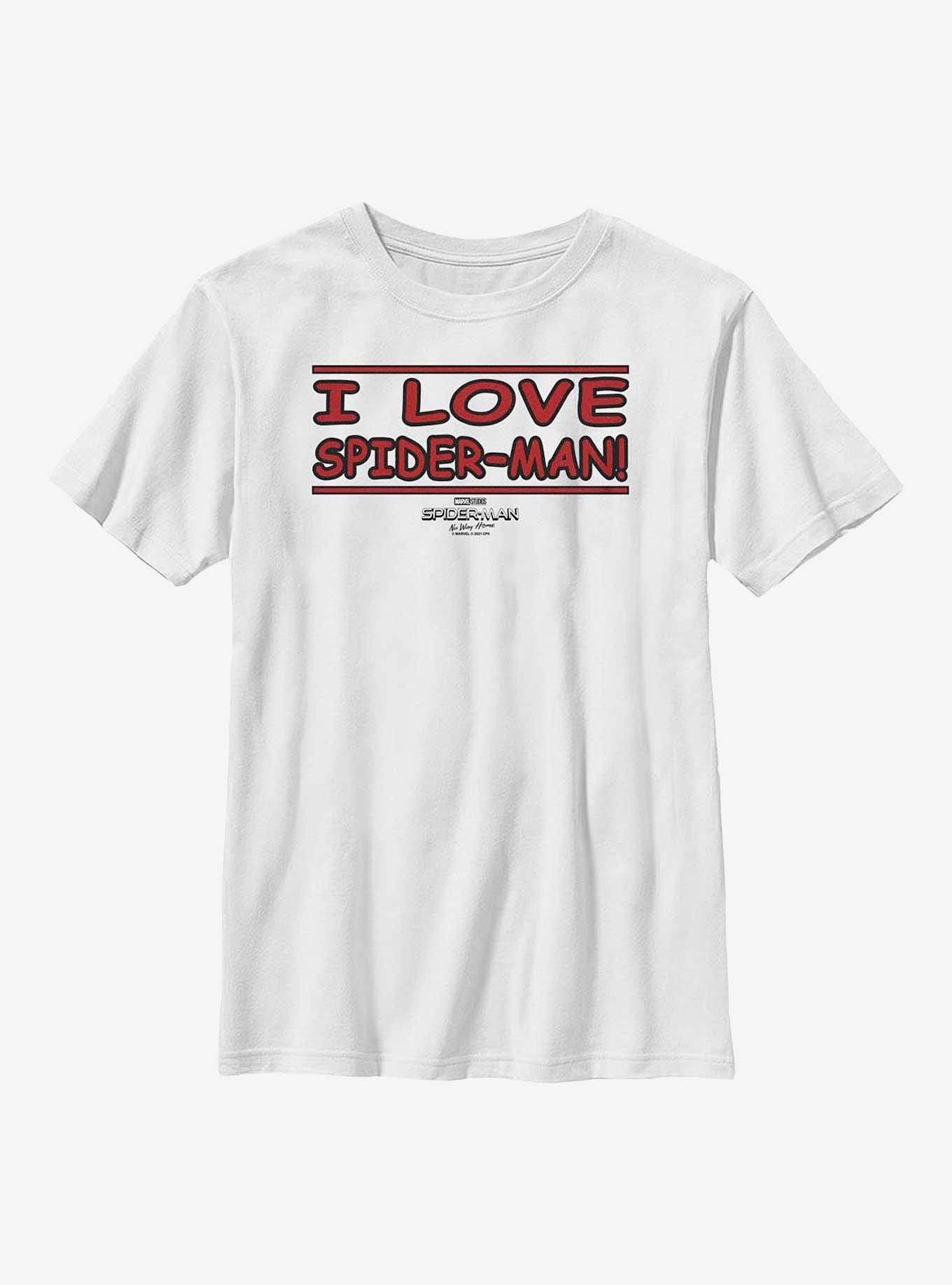 Marvel Spider-Man: No Way Home Spidey Love Youth T-Shirt, WHITE, hi-res