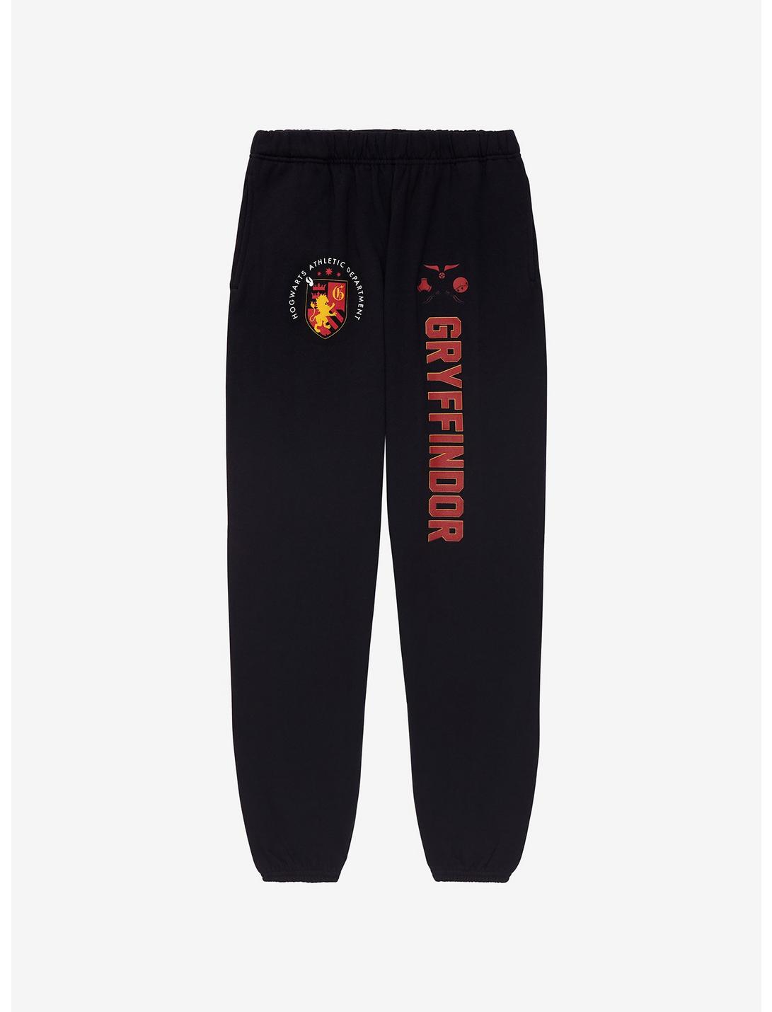 Harry Potter Gryffindor Collegiate Joggers - BoxLunch Exclusive, BLACK, hi-res