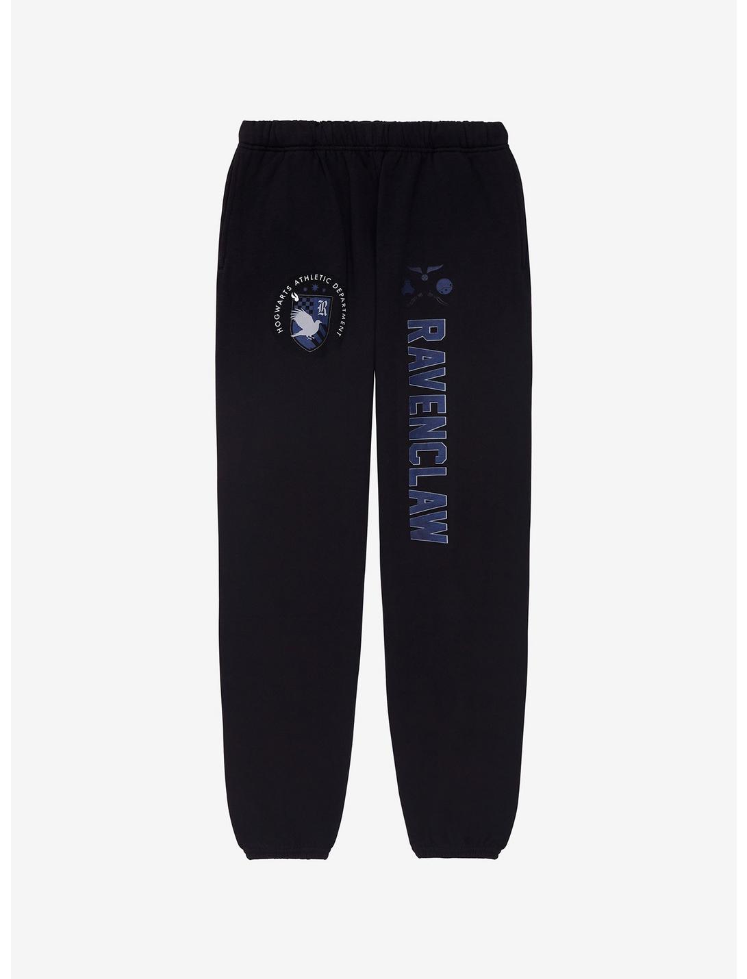 Harry Potter Ravenclaw Collegiate Joggers - BoxLunch Exclusive, BLACK, hi-res