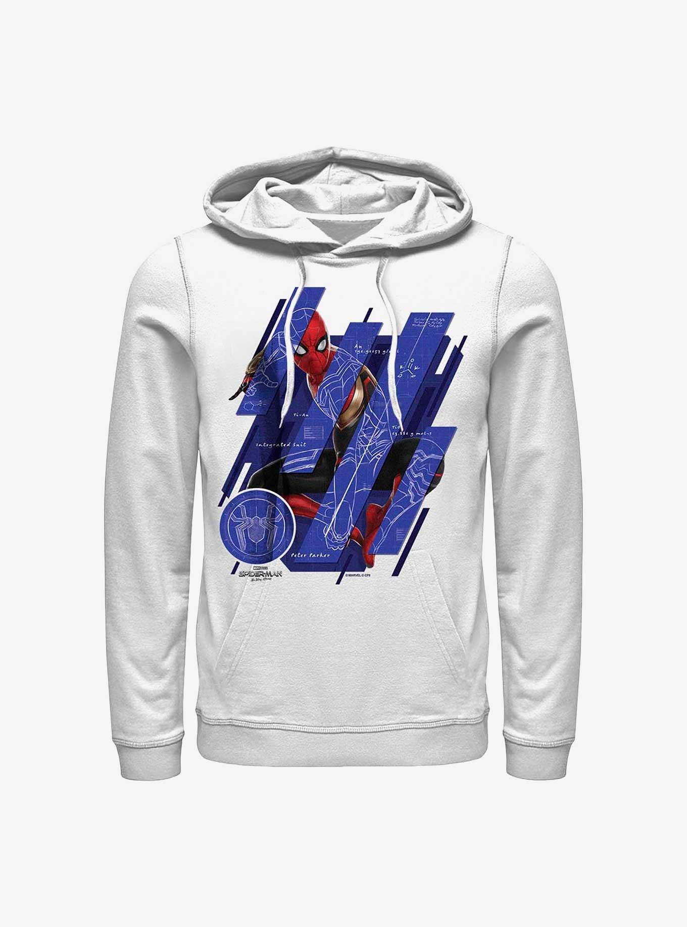 Marvel Spider-Man: No Way Home Schematic Panels Hoodie, , hi-res