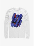 Marvel Spider-Man: No Way Home Schematic Panels Long-Sleeve T-Shirt, WHITE, hi-res
