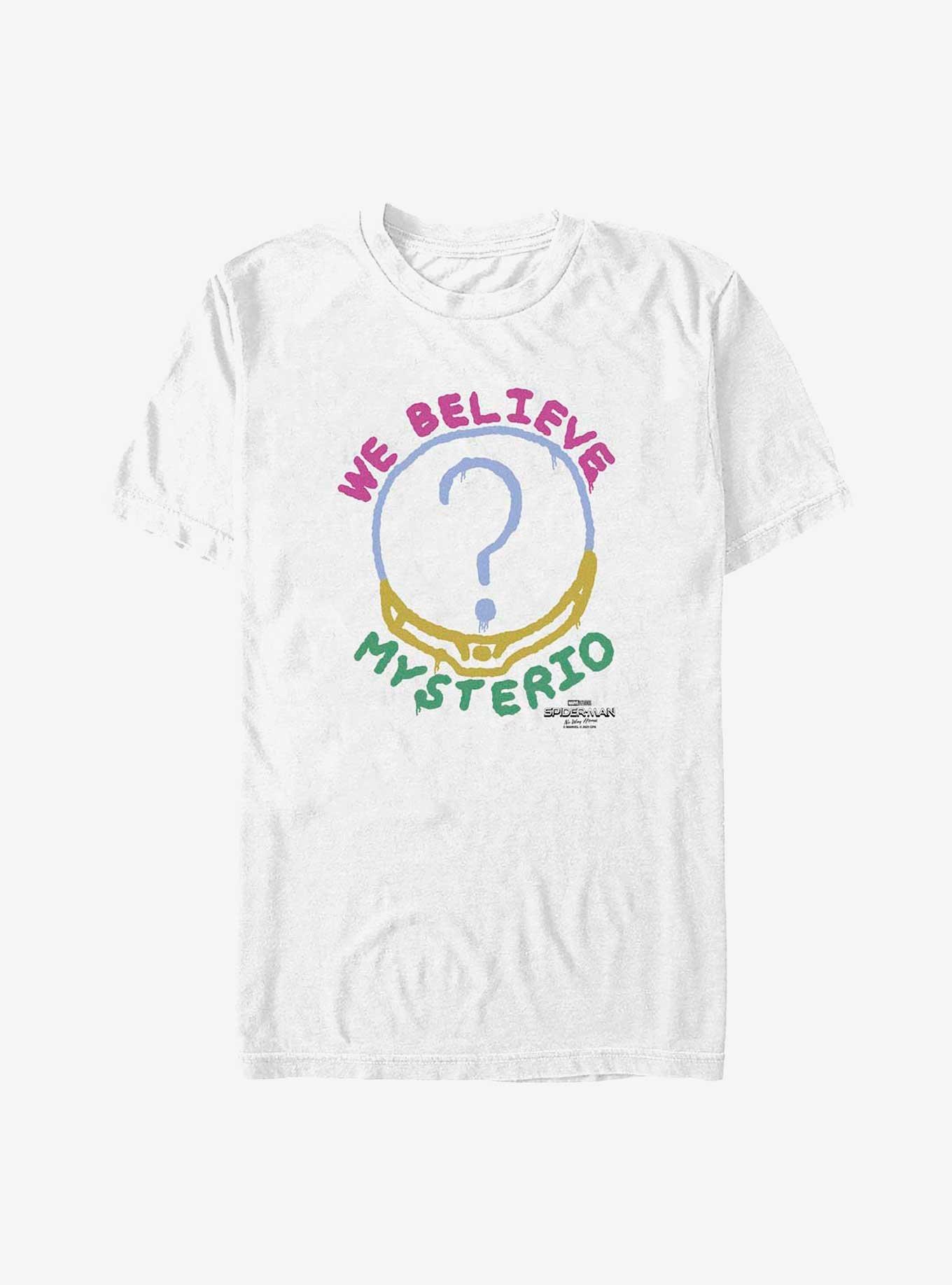 Marvel Spider-Man: No Way Home Believe Mysterio T-Shirt, WHITE, hi-res